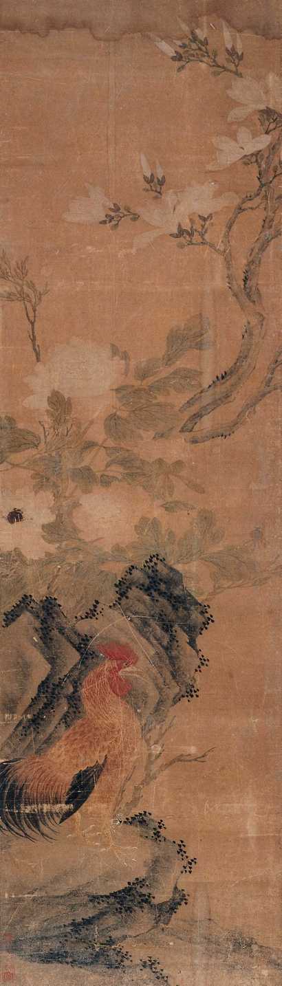 佚名 大吉图 镜心